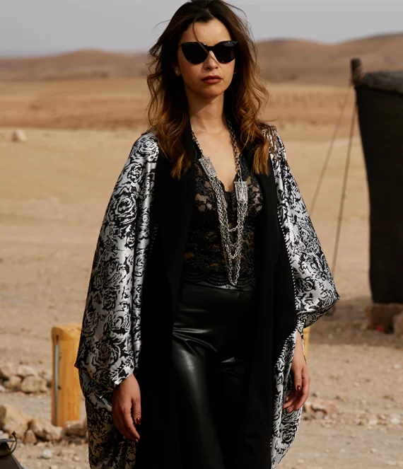 Italian Silk Brocade Cape