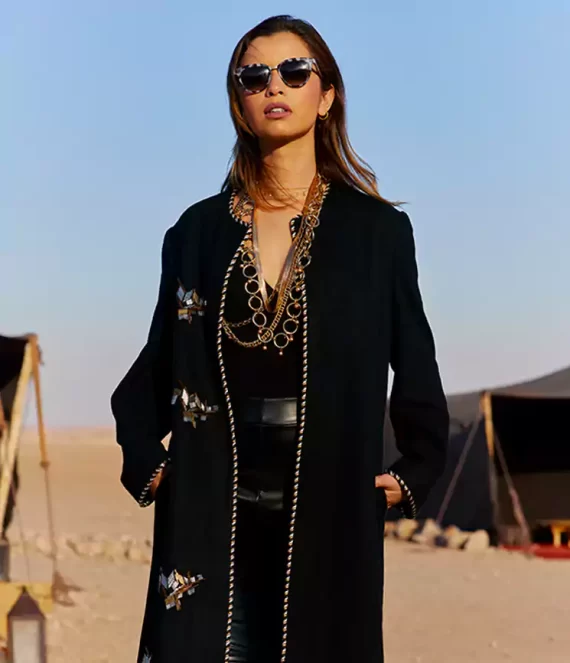Beaded Moira Coat