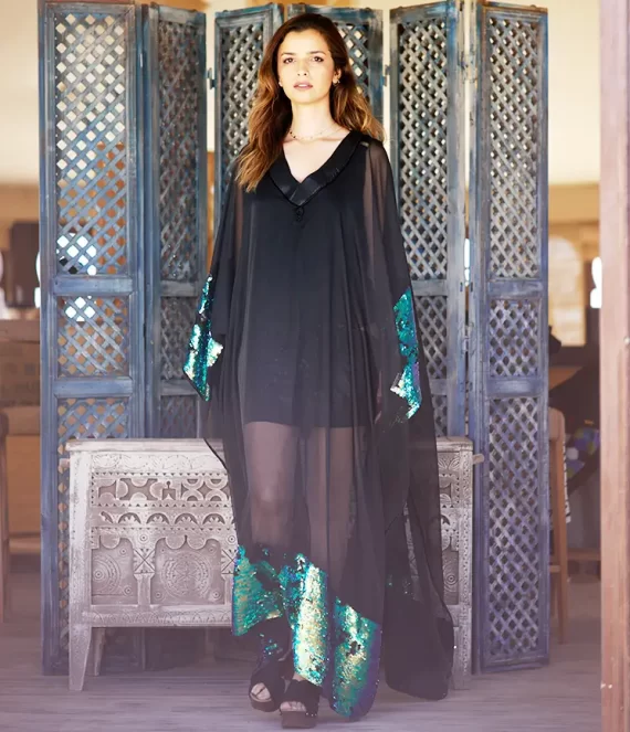 Elegant Organza Gandora with Paillette