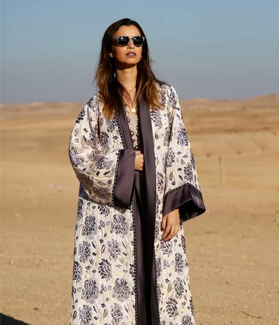 Italian Brocade Kimono with Silk Lining