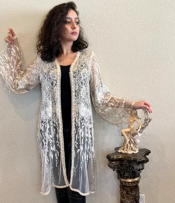 French Calais Lace Tunic