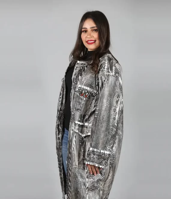Toile Fabric Coat with Silk Lining