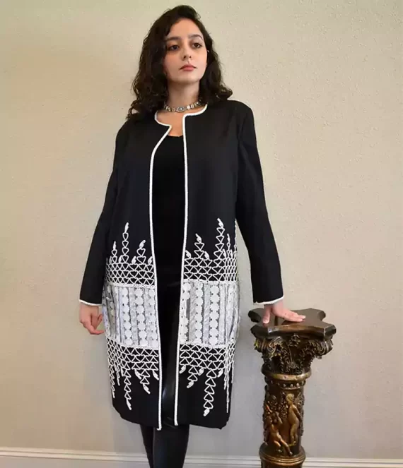 Jacquard Brocade Coat