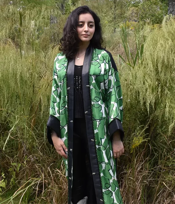 Printed Linen Kimono