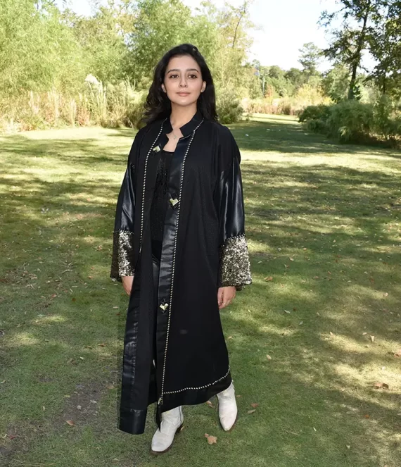 Crepe Georgette Kimono with Pallettes