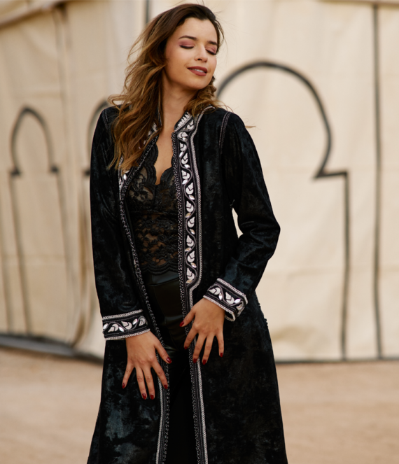 Faux Suede Coat with Silk Lining
